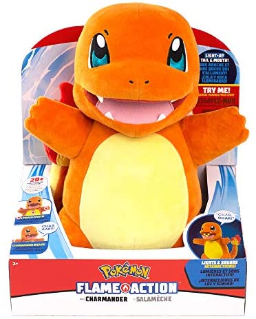 Pokémon: Plush - Flame Action - Charmander