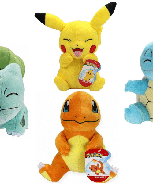 Pokémon - Pluszaki Kanto display 6 sztuk (20 cm.)